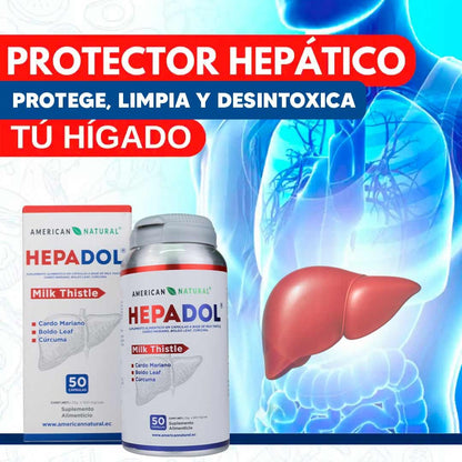 HEPADOL - Protege, limpia y desintoxica tu higado